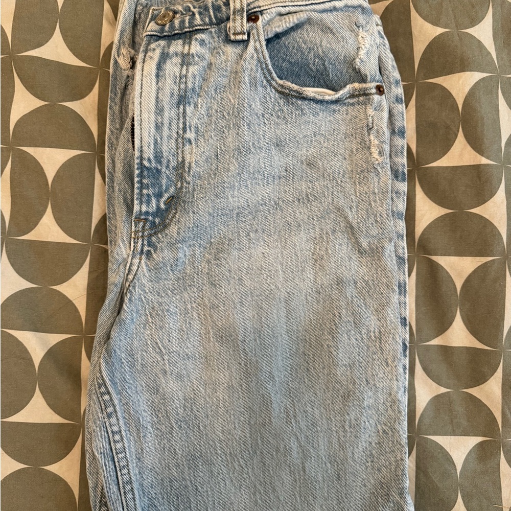Abercrombie & Fitch Blue Relaxed Jeans
